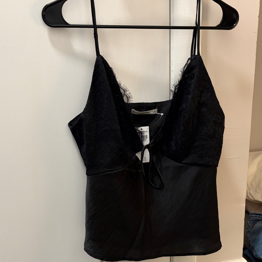 Abercrombie & Fitch Black Lace Camisole